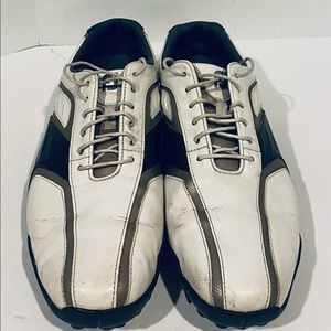 FootJoy SuperLites Leather Golf Shoes (58125) White Mens Size 10.5M